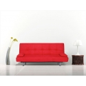 SOFA CAMA DESENFUNDABLE ONIROS ROJO