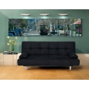 SOFA CONVERTIBLE ONIROS NEGRO