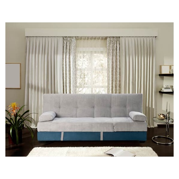 Sofá cama bicolor