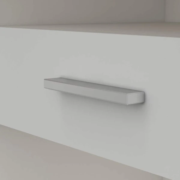 Escritorio con estantería y cajón 