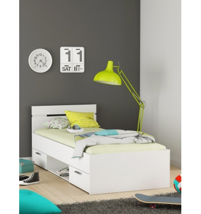 CAMA INDIVIDUAL CON CAJONES TIANA