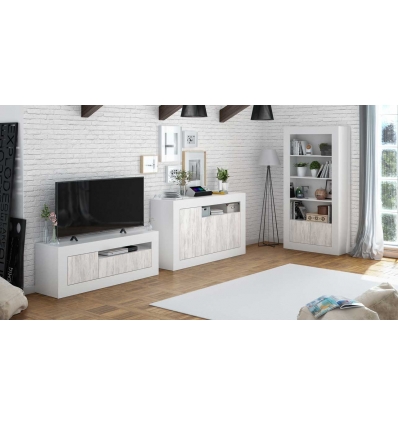 MUEBLE TV CON PUERTAS ATIK