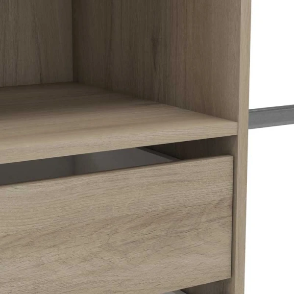 Vestidor Abierto Con 2 Cajones