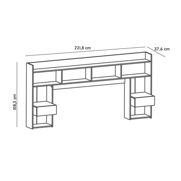 Cabezal Con Mesitas Noche