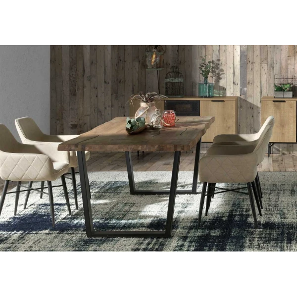 Mesa De Comedor Estilo Industrial