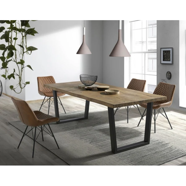 Mesa De Comedor Estilo Industrial