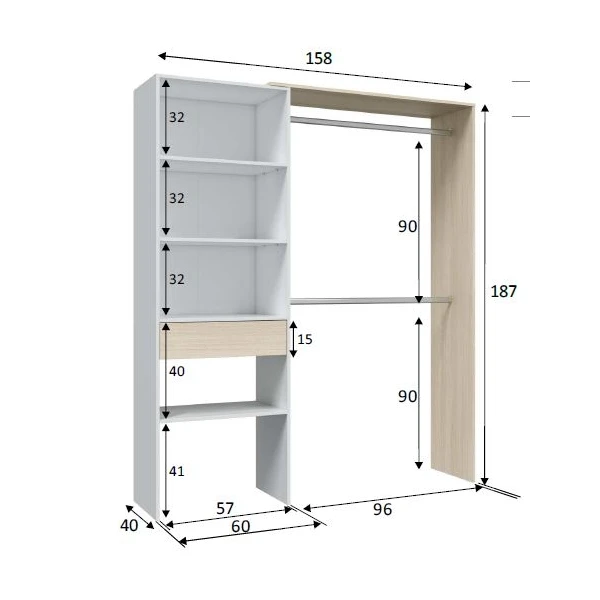 Mueble vestidor