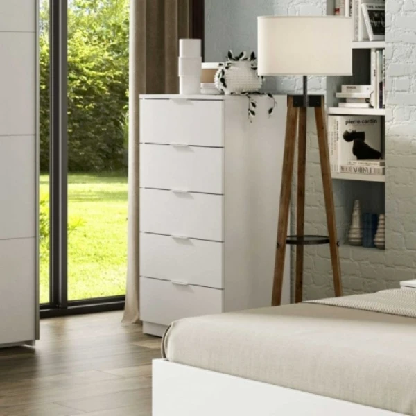 Cómoda Blanca Gran Capacidad