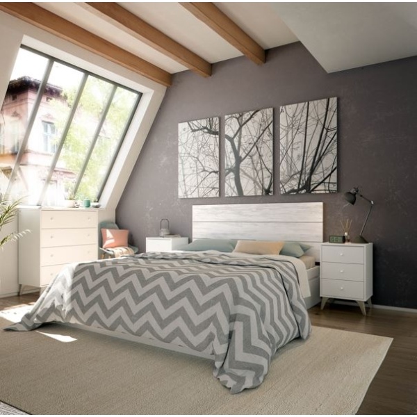 Cabecero y 2 Mesitas