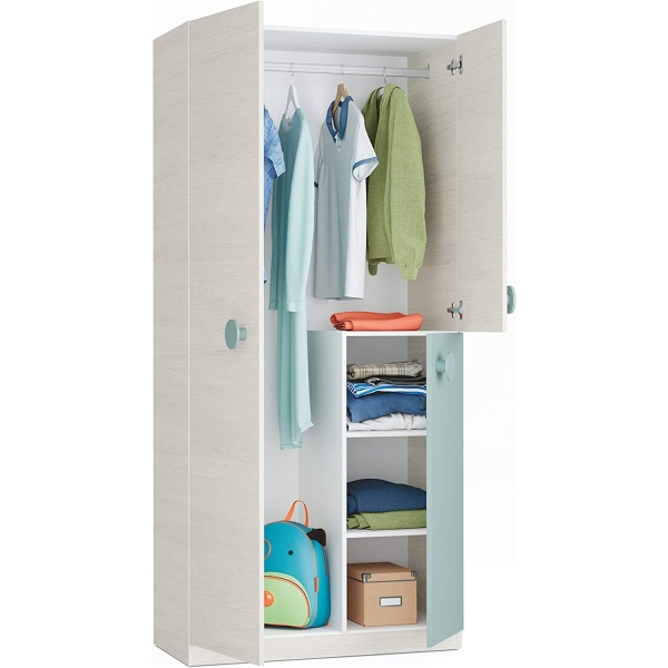 Armario Con Puertas Y Cajones 