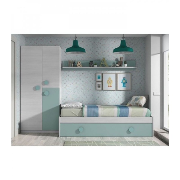 Armario Con Puertas Y Cajones 