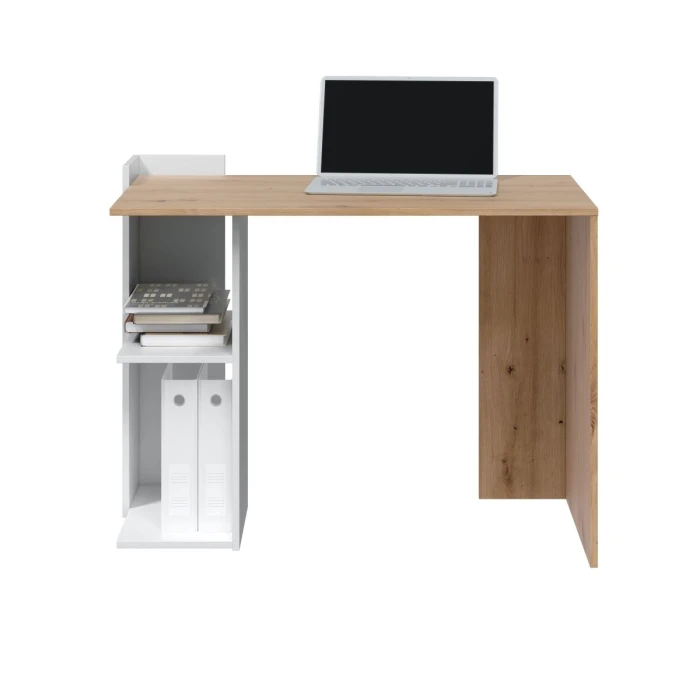 Mesa De Estudio Con Estantes