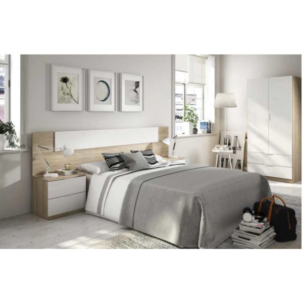 Cabezal Con Mesitas De Noche