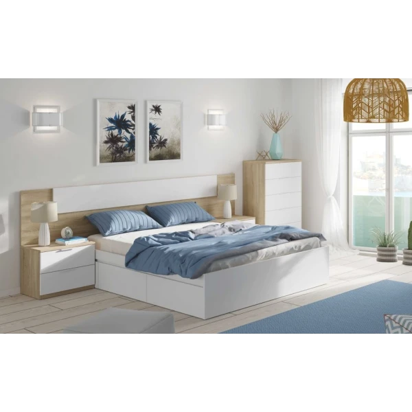 Cómoda Alta 5 Cajones