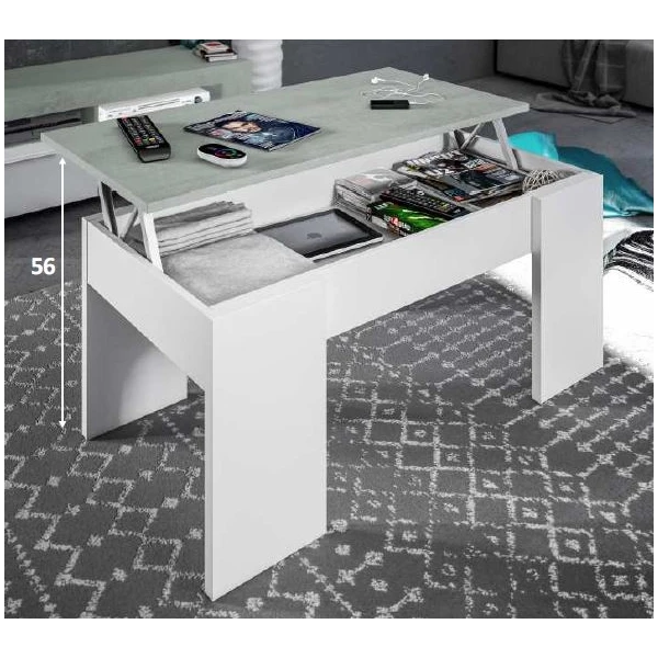 Mesa de centro elevable