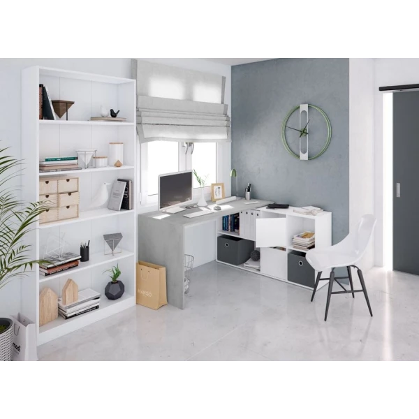 Mesa Escritorio Reversible Con Modulo