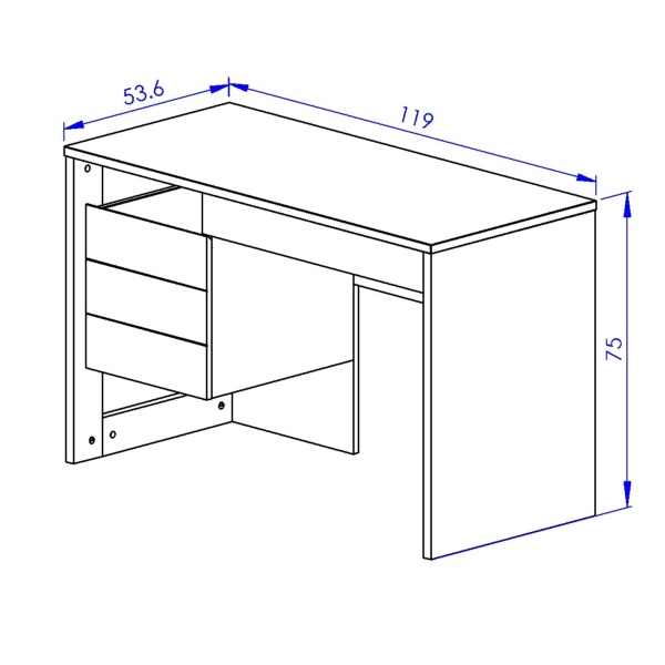 ESCRITORIO ESTILO INDUSTRIAL KRENOS