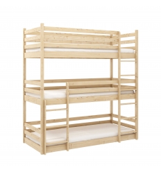 LITERA TRIPLE DE MADERA MACIZA KAYA