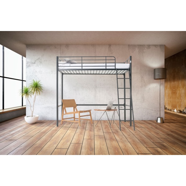 CAMA ALTA NEGRA NERU