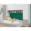 CAMA CON ARMARIO PUENTE AREN