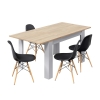 Mesa de color roble