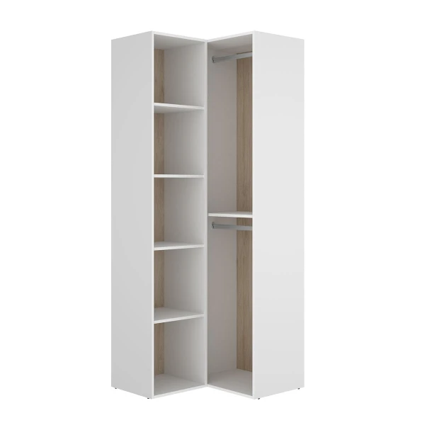 Armario con estantes