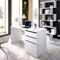 MESA ESCRITORIO CON 2 CAJONES Y PUERTA STILO