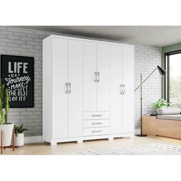 ARMARIO 3 BARRAS Y TRES CAJONES TREMON