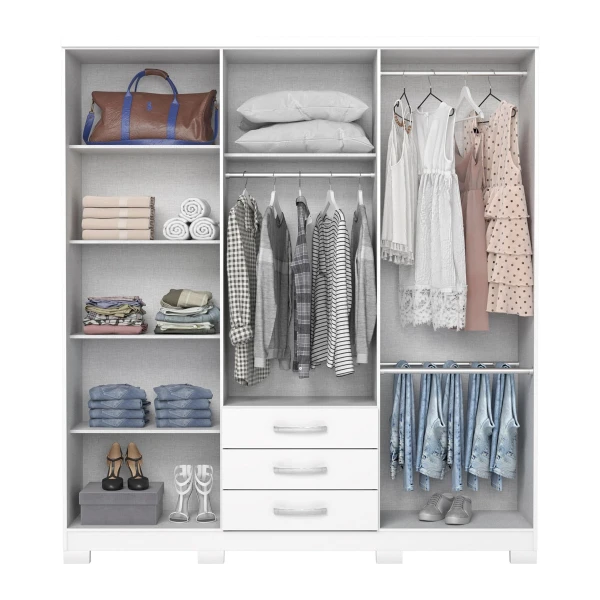 ARMARIO 3 BARRAS Y TRES CAJONES TREMON