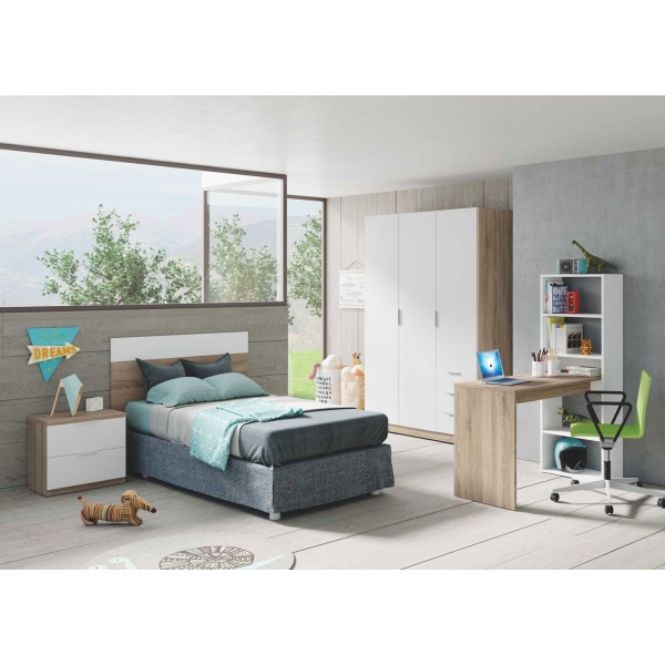 Armario 3 puertas y 3 cajones