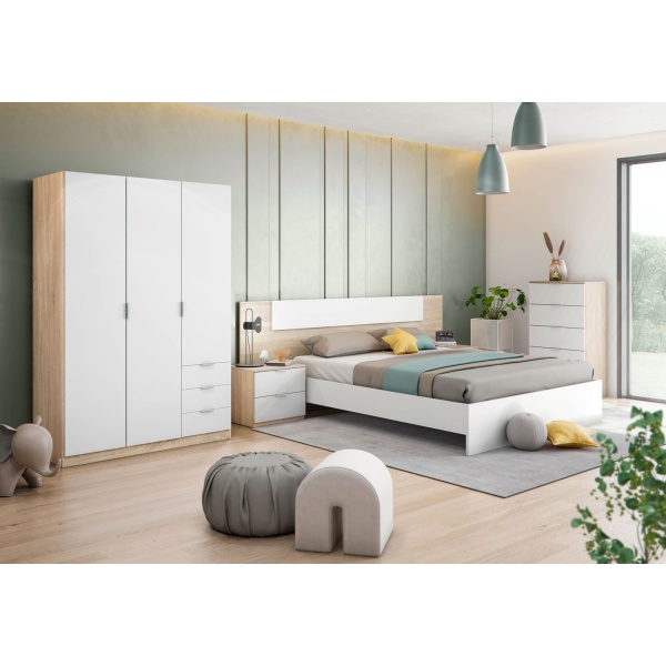 Armario 3 puertas y 3 cajones