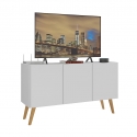 MUEBLE PARA TV RETRO 3 PUERTAS BLANCO KALOS