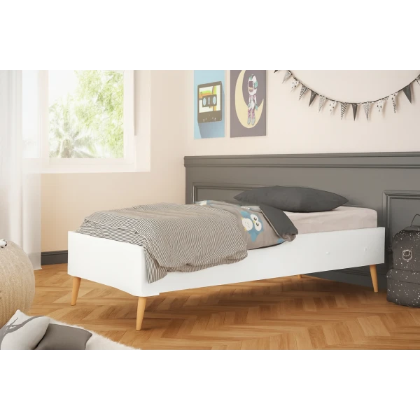 Cama infantil blanca