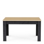 Mesa de comedor rectangular Kent Vicawu en roble claro y gris grafito