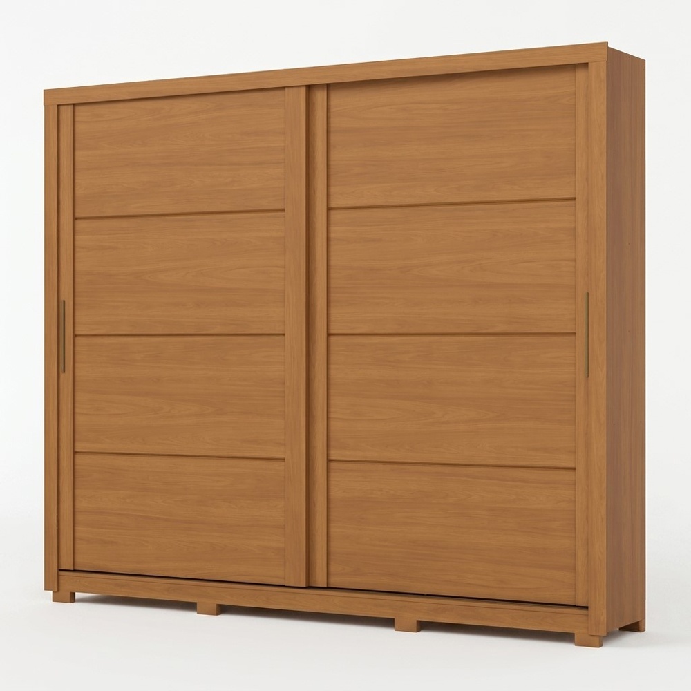 Armario puertas correderas Rufus en madera, diseño minimalista y gran capacidad