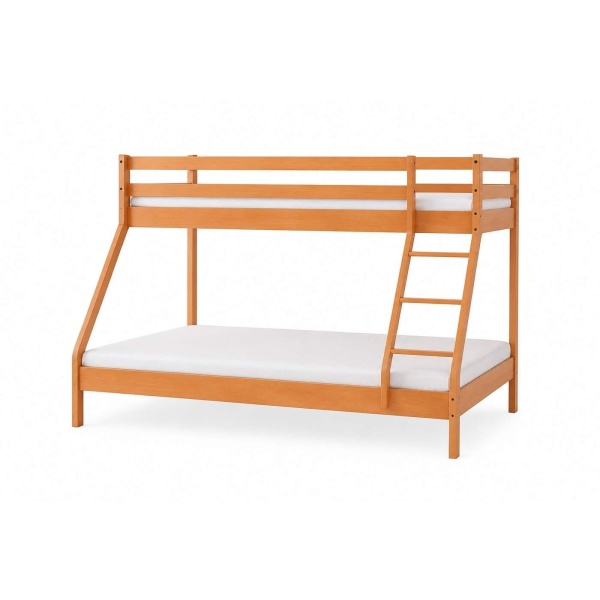 litera con cama doble de 140 x 200 y 90 x 200. Ideal familias y 2ª residencias. Protección anticaídas