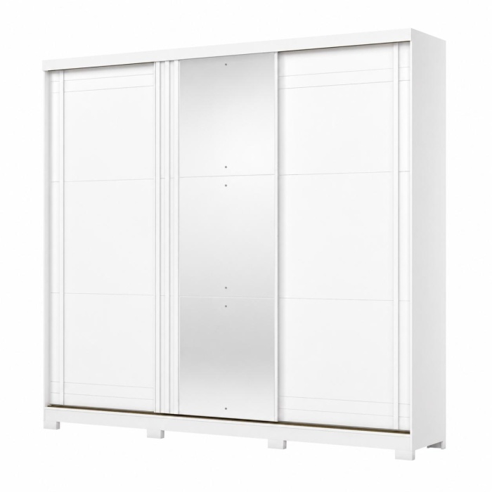Armario vestidor 3 puertas correderas 249 x 51,5 x 230 cm